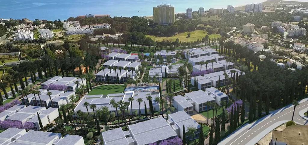 ぺスターナ ブルー アルヴォル オール インクルーシブ ビーチ&ゴルフ リゾート エクステリア 写真 Aerial rendering of the proposed development